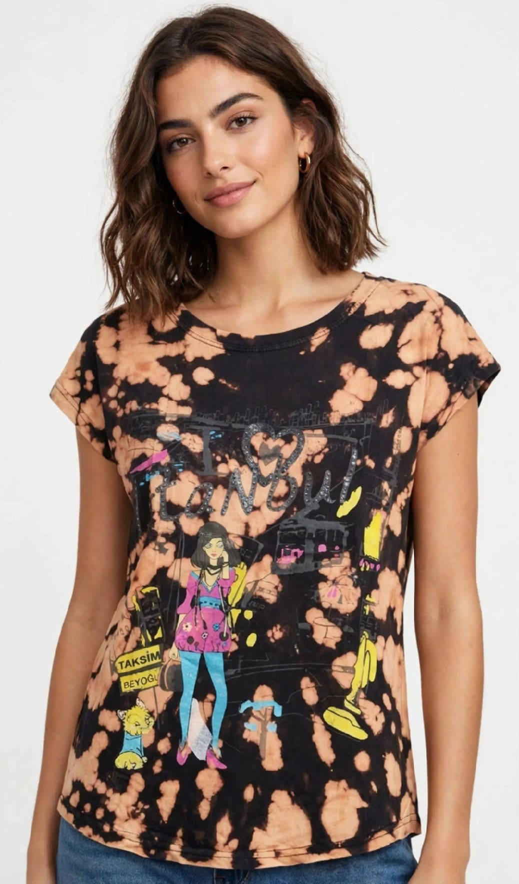 Batik desenli kaliteli tshirt ilan görseli