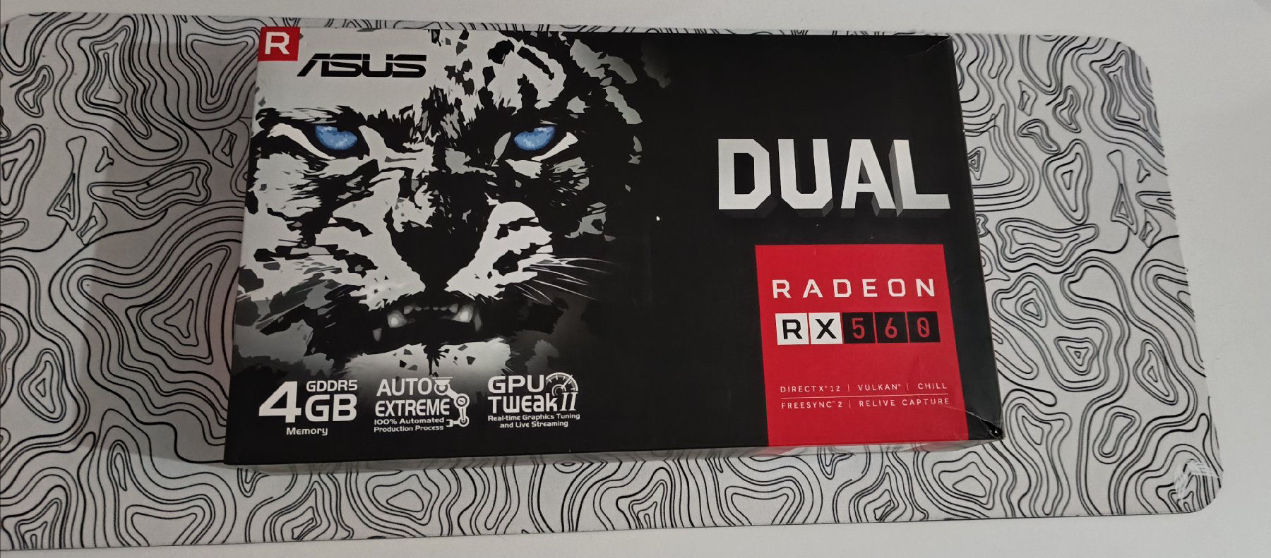 Asus dual rx560 4 gb 128 bit açılmamış bilgisayar ekran kartı gddr5