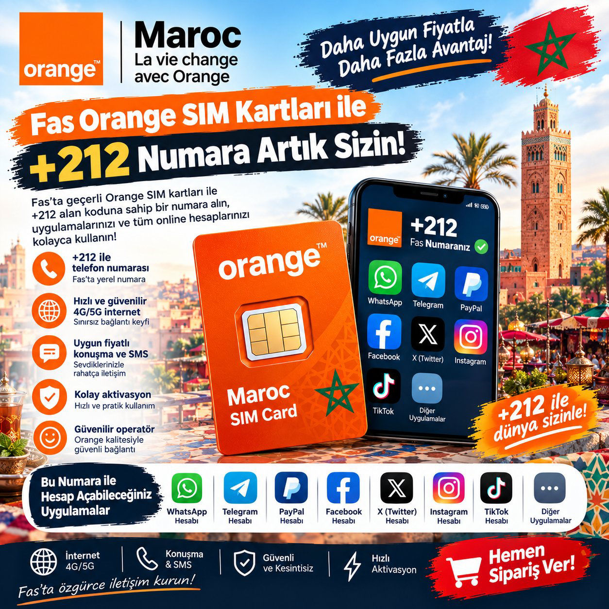 +212 fas sim kart ilan görseli