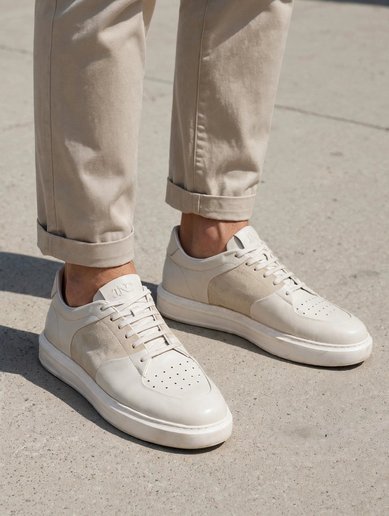 Deri sneakers 45 numara