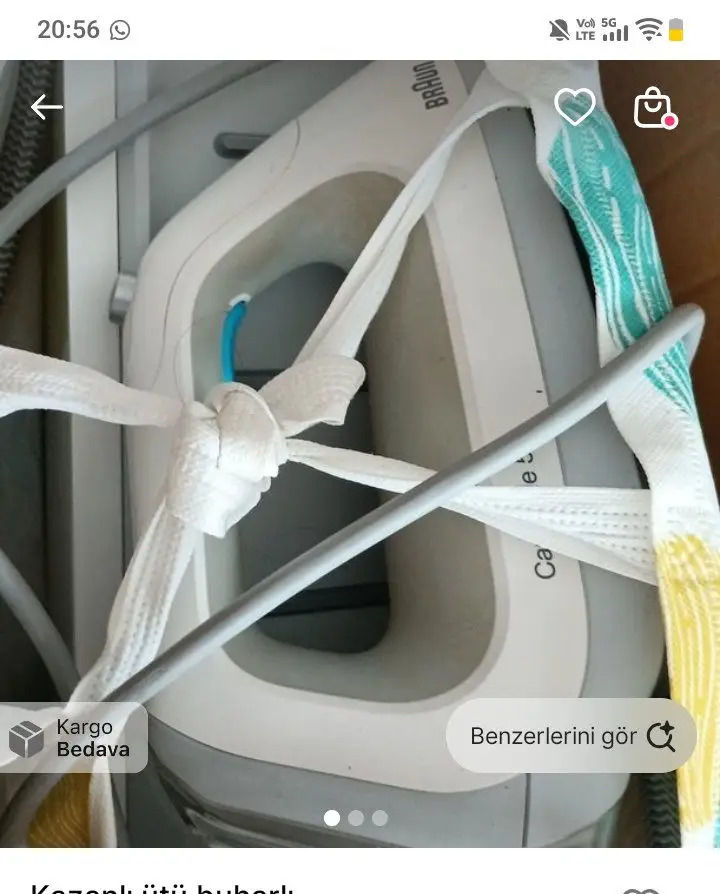 Braun kazanlı buhar ütü