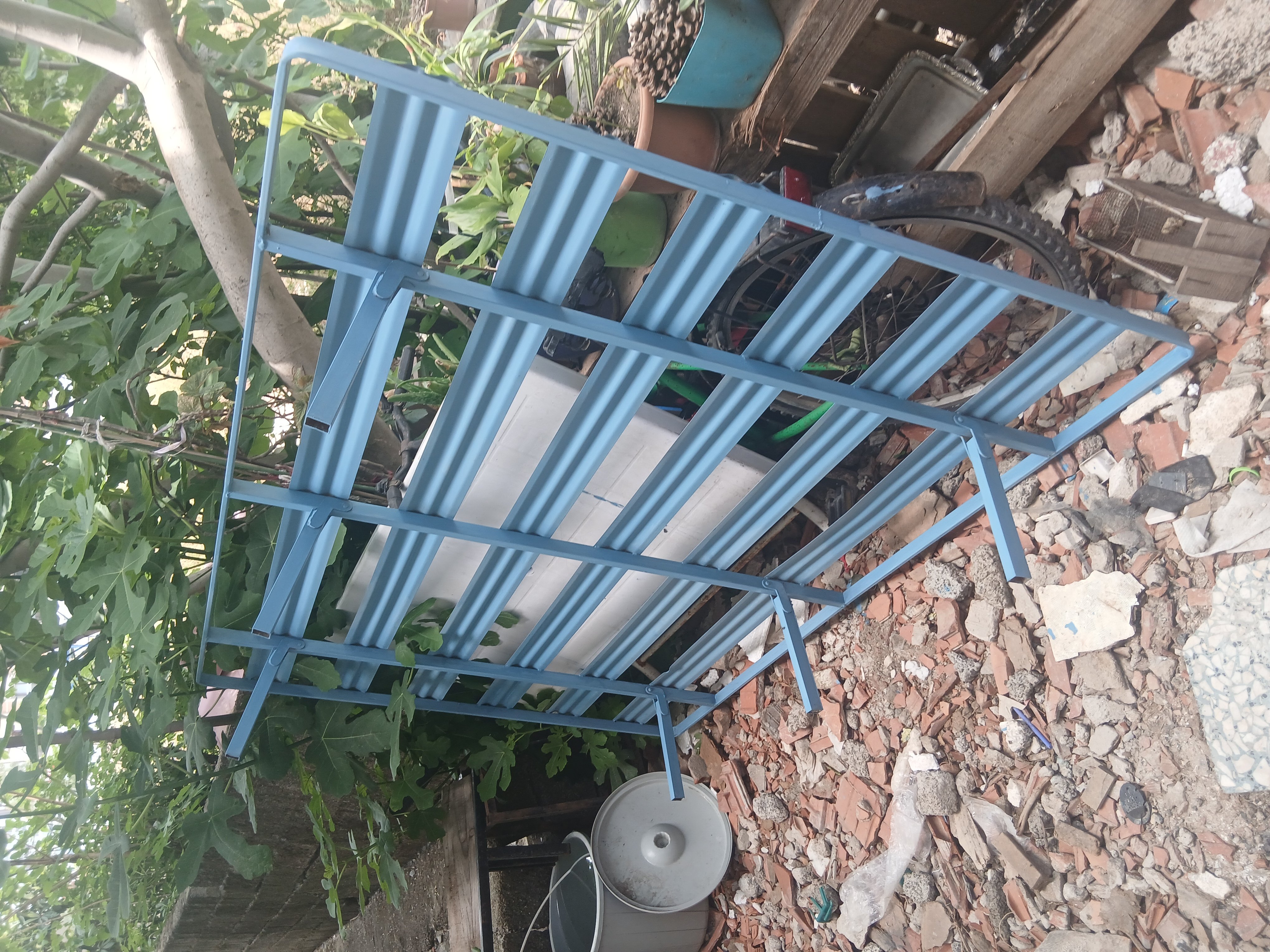 çift kişilik metal somya