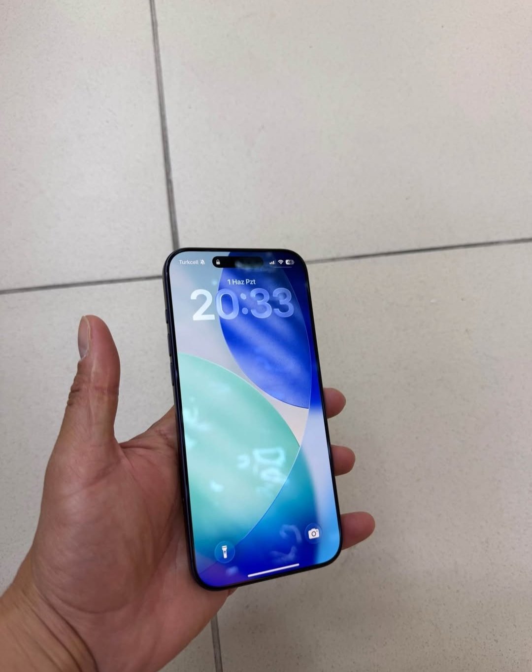 Iphone 17 pro max 256 gb mavi ekranlı akıllı telefon
