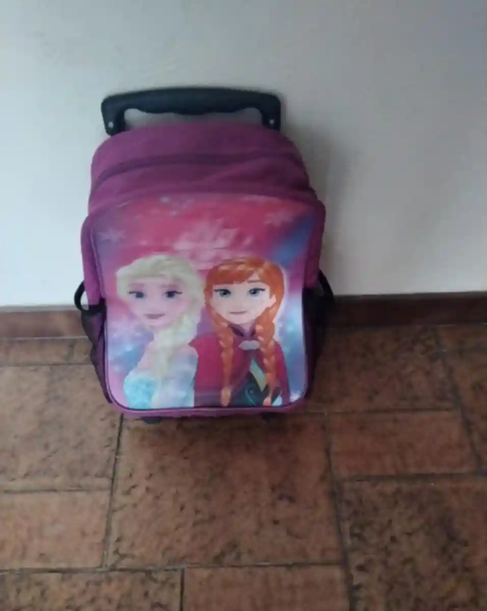 Frozen temalı pembe sırt çantası ilan görseli