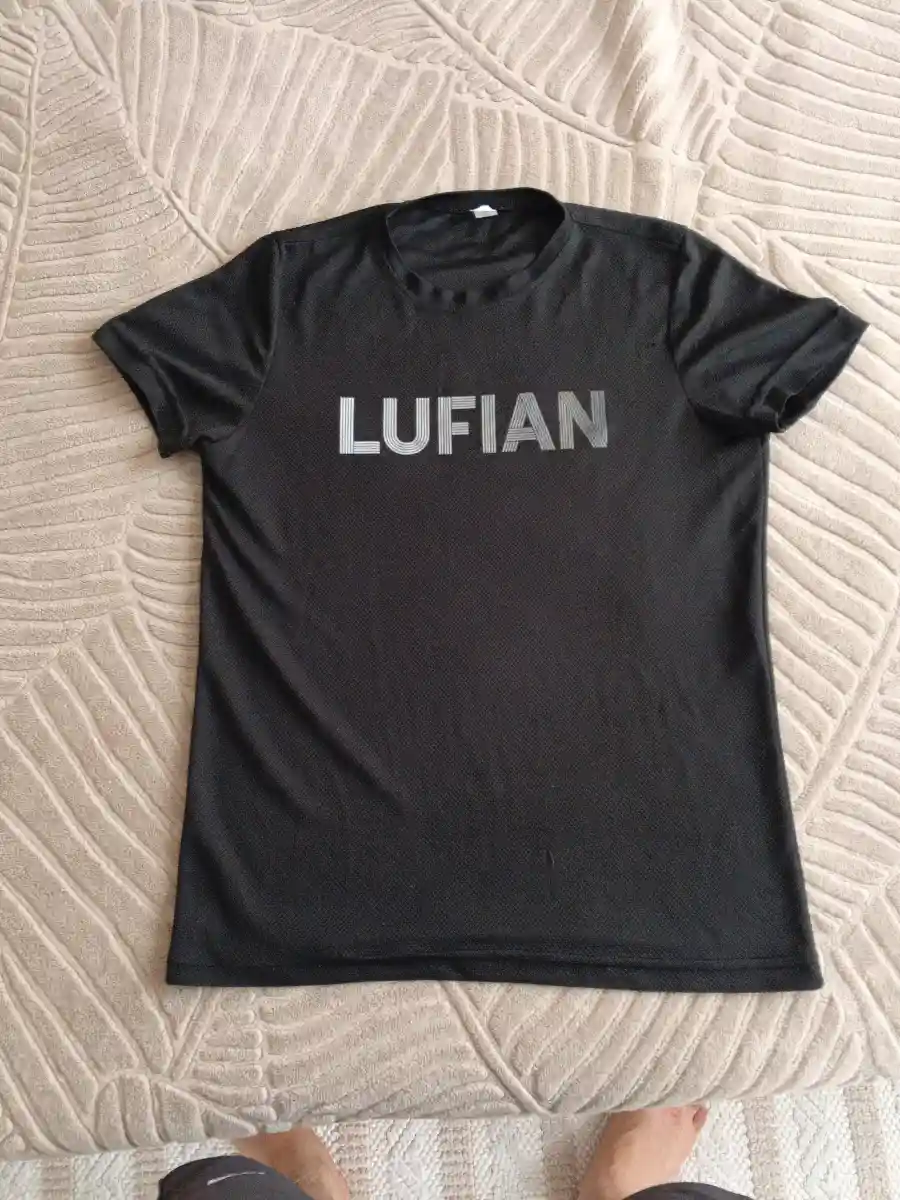 Lufian yazılı siyah tişört 2 adet