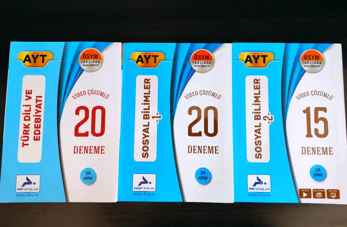 Türk dili ve edebiyatı ve sosyal bilimler deneme seti kitapları