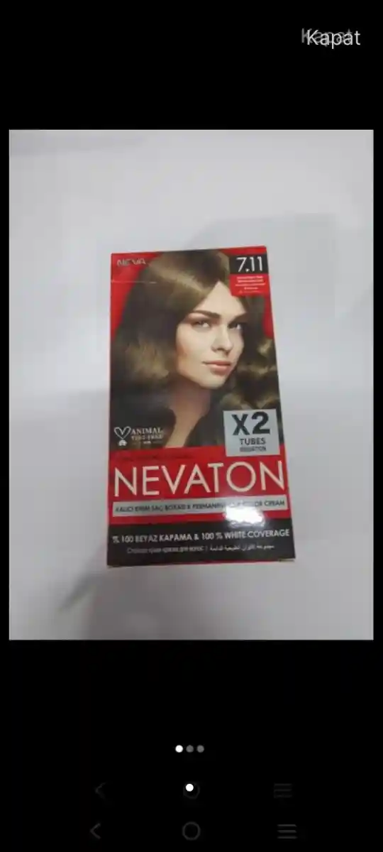 Nevaton 7.11 saç boyası - i̇ki paket