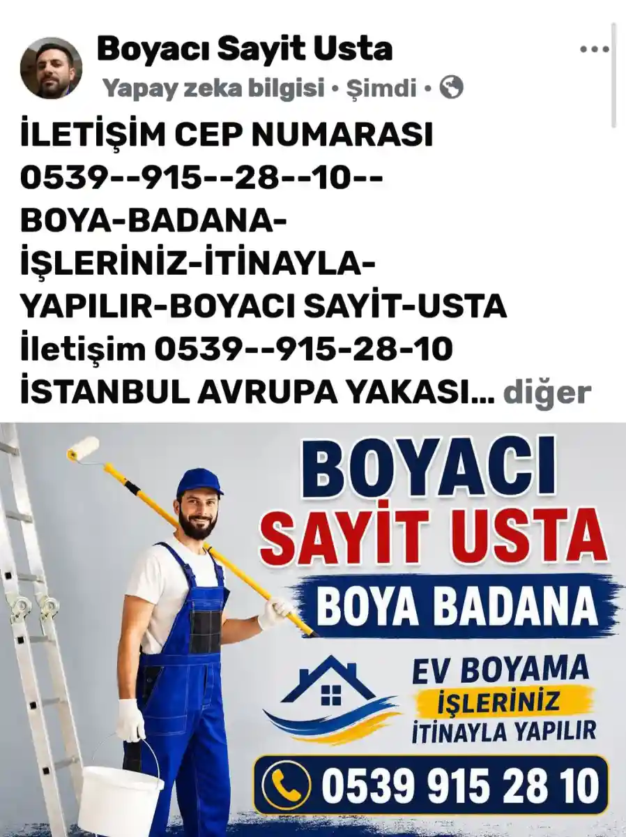 Ev boyama hizmeti - boyacı sayıt usta