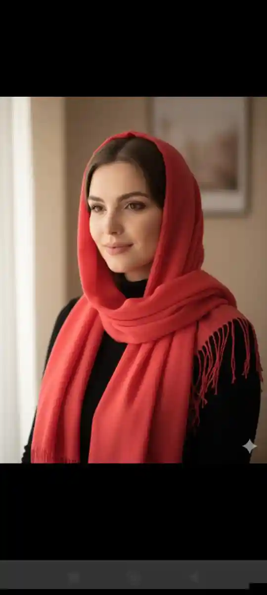 Kırmızı şal
