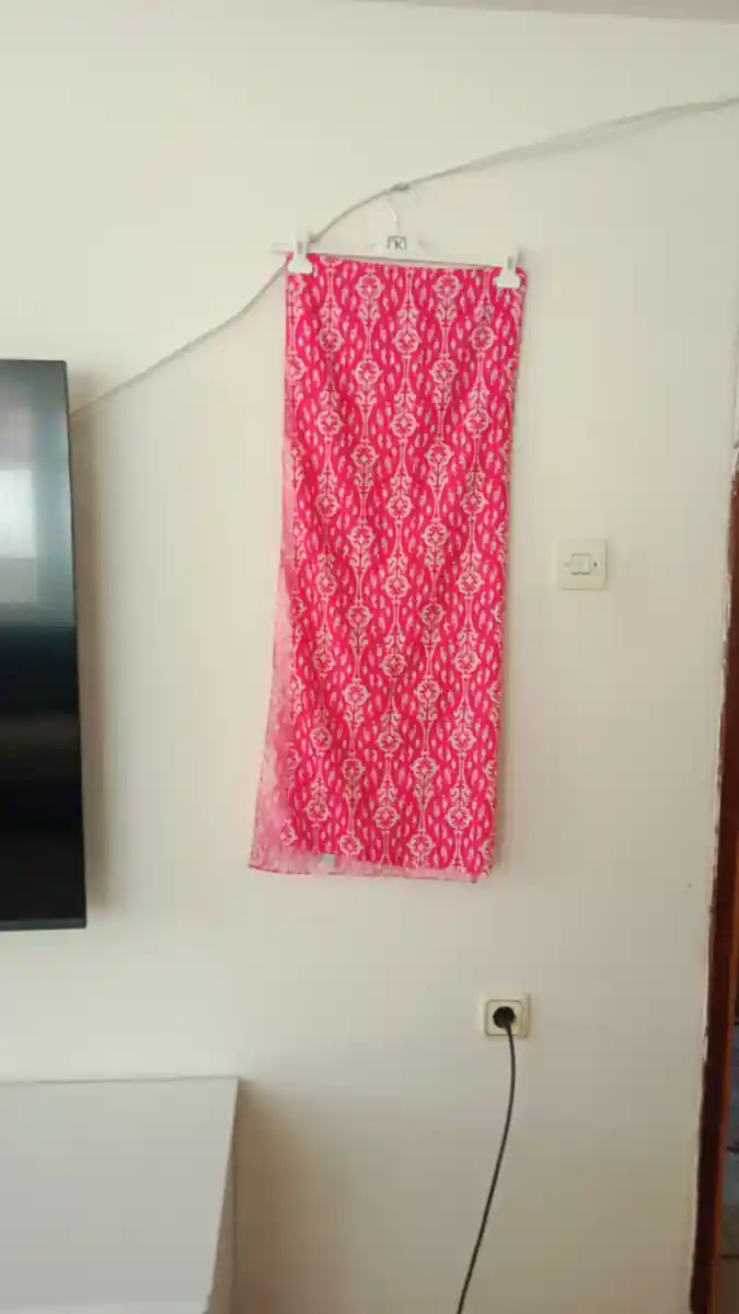 Pembe desenli şal modelleri