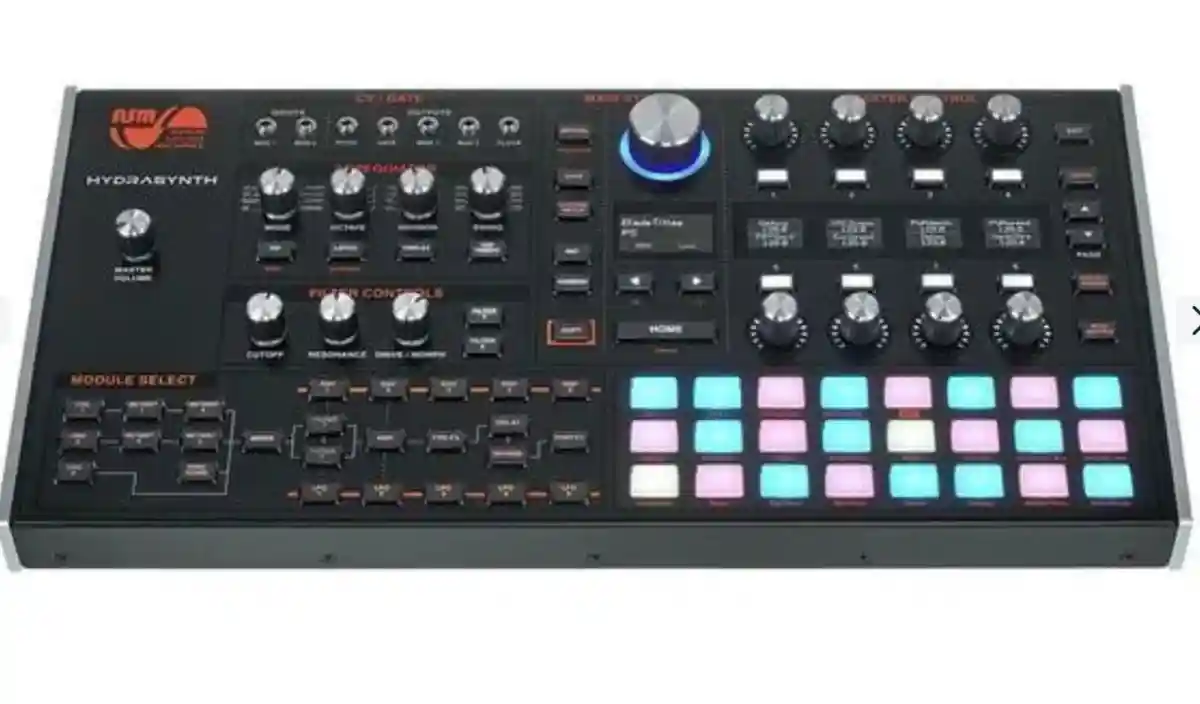Ritim ve melodi için synthesizer ilan görseli