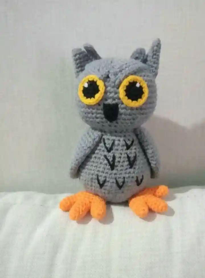 örgü peluş baykuş