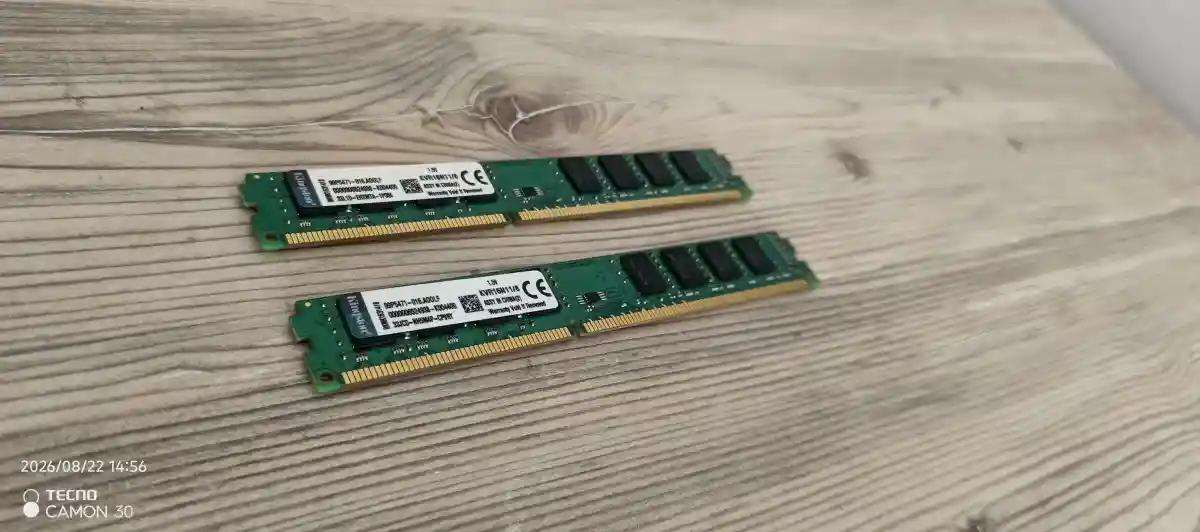 Kingston 8+8=16 gb ddr3 1600 mhz bilgisayar ram