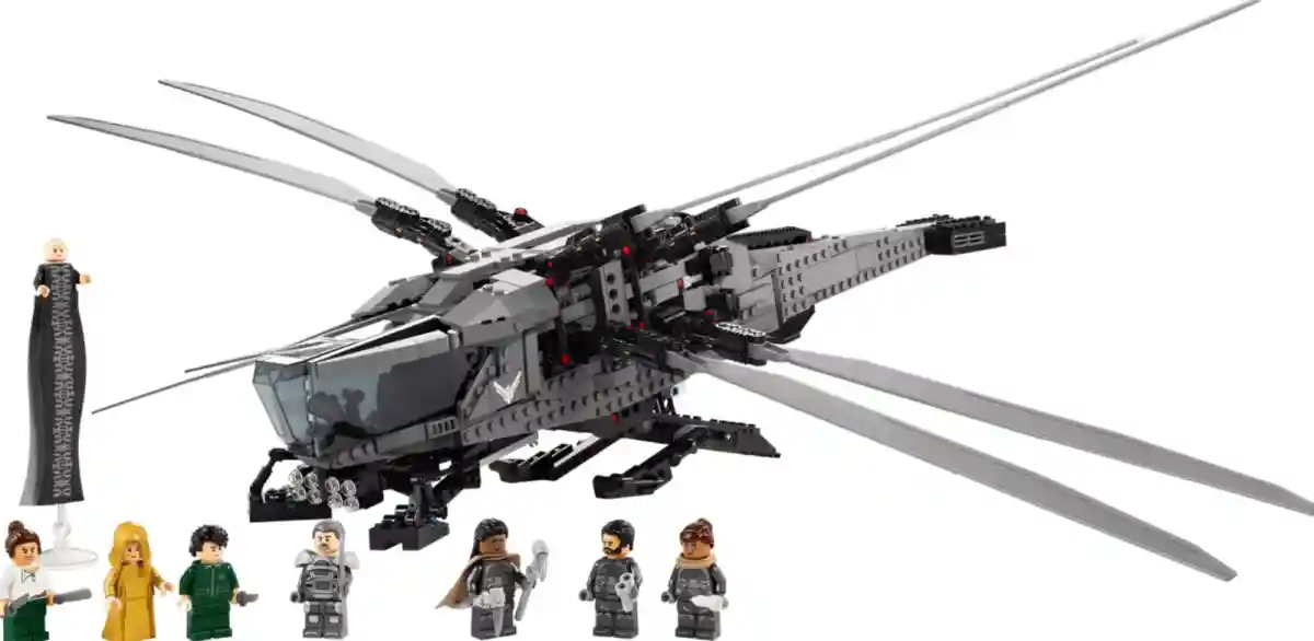 Askeri helikopter yapı kiti ve figürler