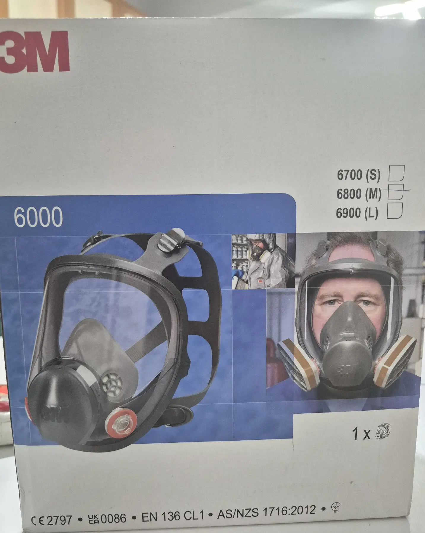 3m 6000 serisi yüz maskesi