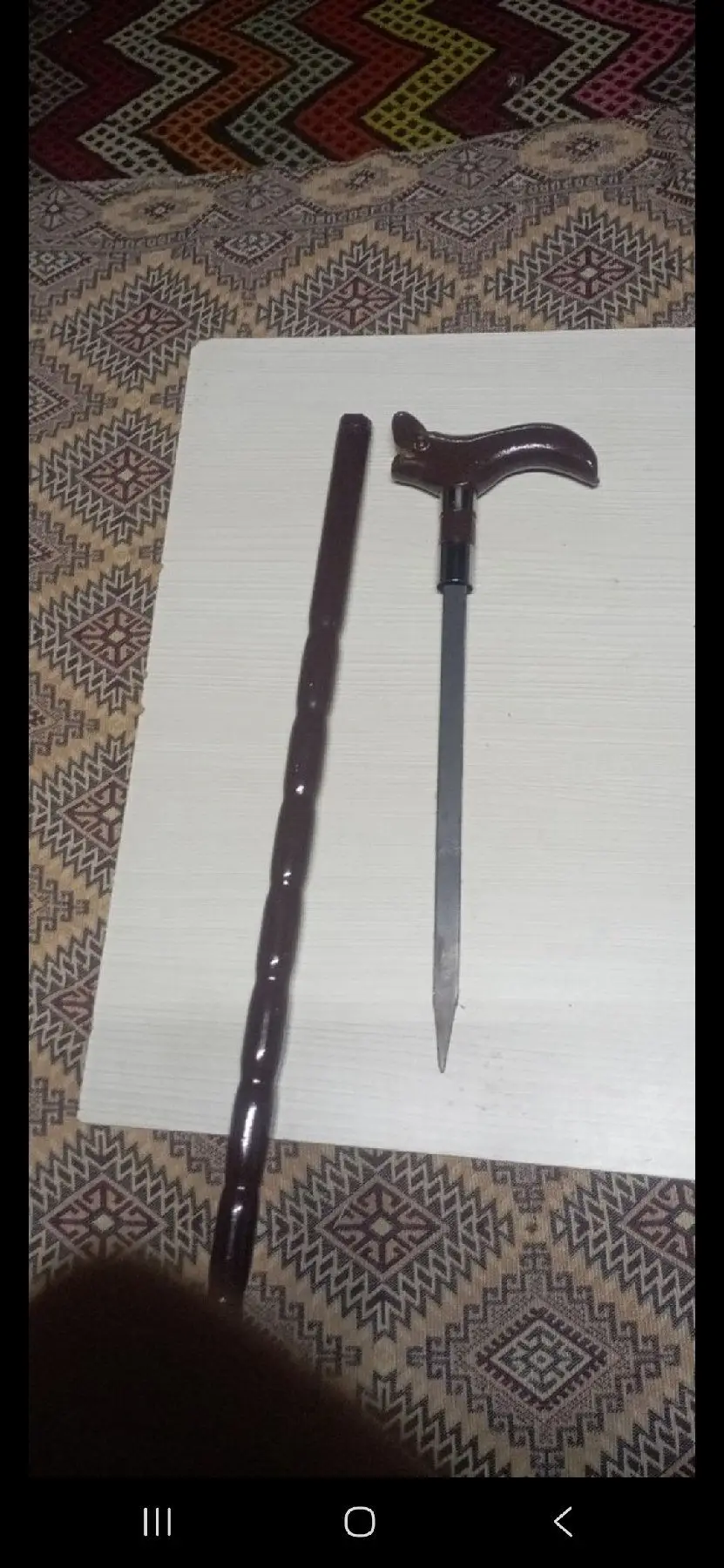 Avrupa üretimi kılıç baston