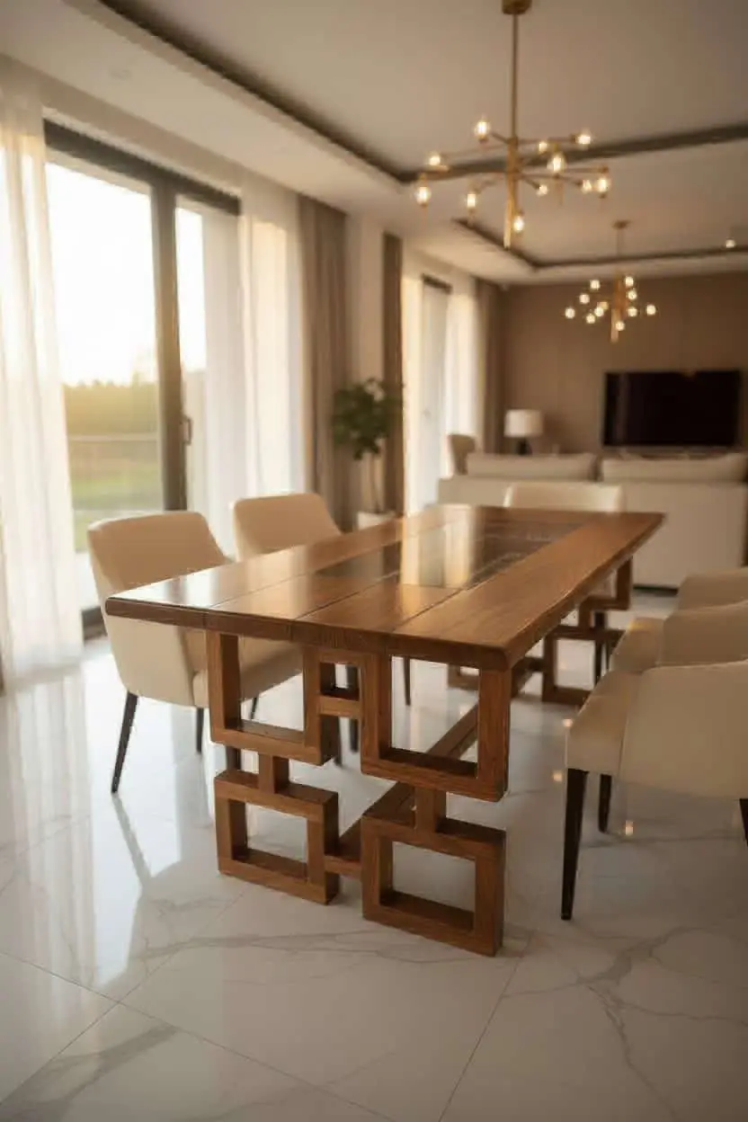 3d cevi̇z yemek & ofi̇s masasi
