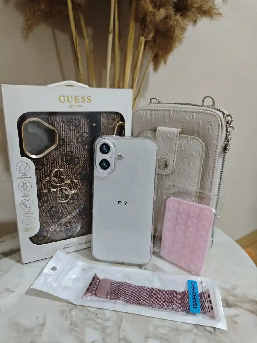 Guess markalı i̇phone 17 pro -pro max-17 mevcut ilan görseli