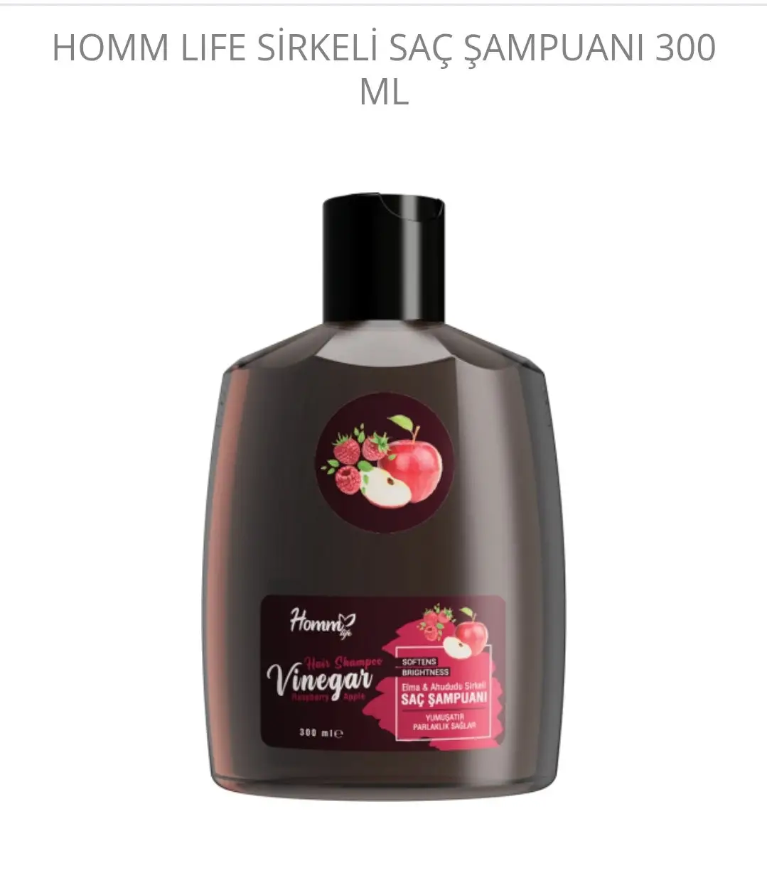 Homm life sirke özlü saç şampuanı 300 ml