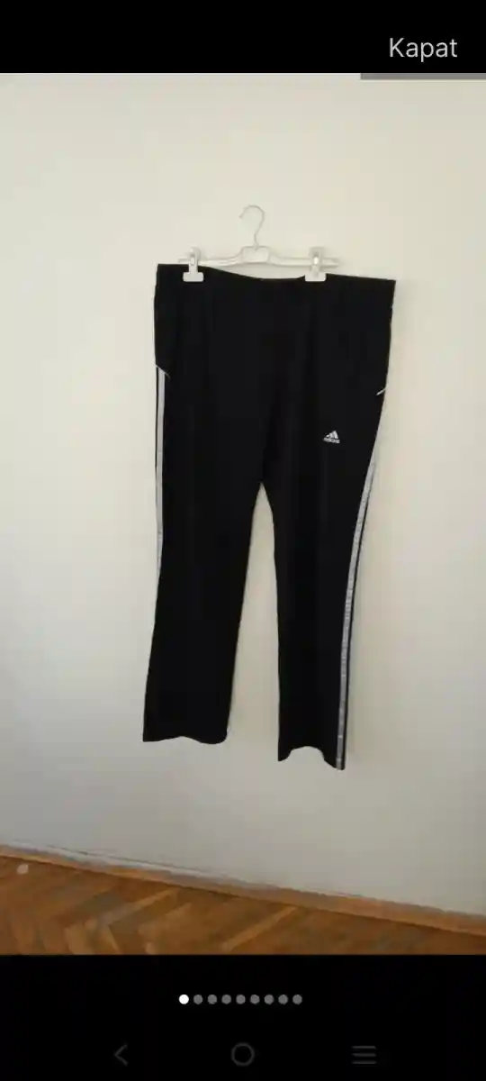 Adidas siyah spor pantolonu