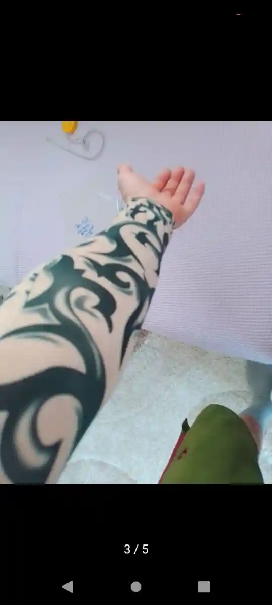 1adet giyilebilir kol dövmesi.