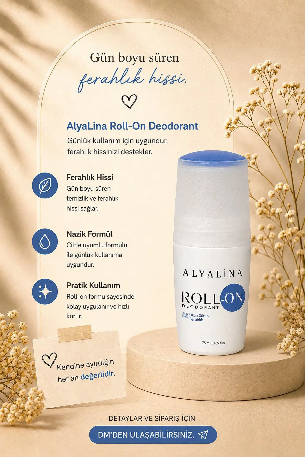 Alyalina roll-on deodorant