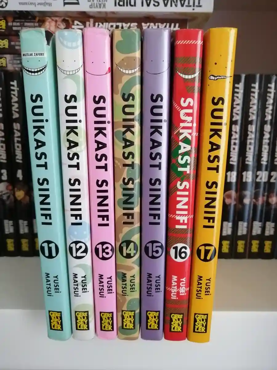 Suikast sınıfı manga seti (11-17)