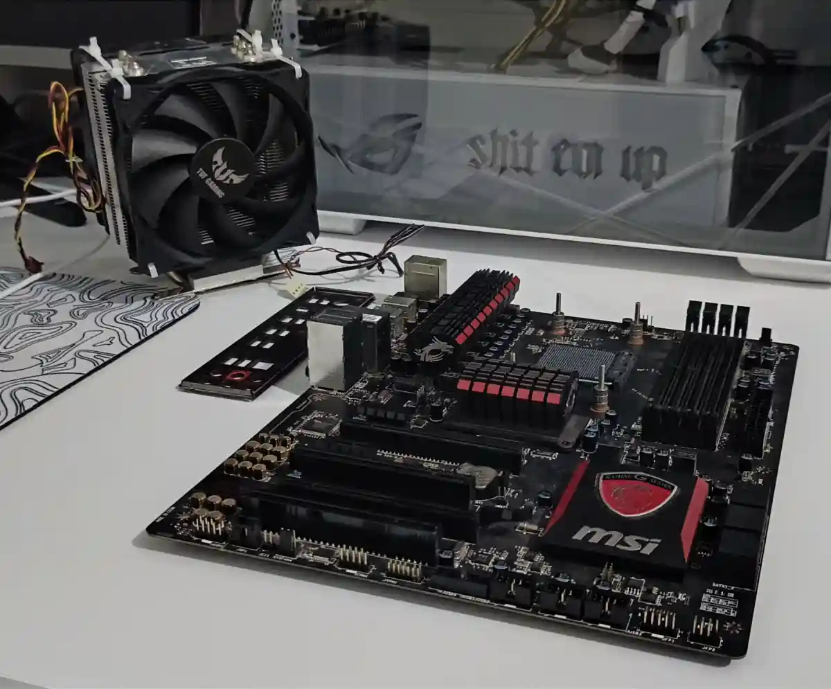 Msi 970 gaming am3 bilgisayar anakart+çift fanlı kule tipi fan