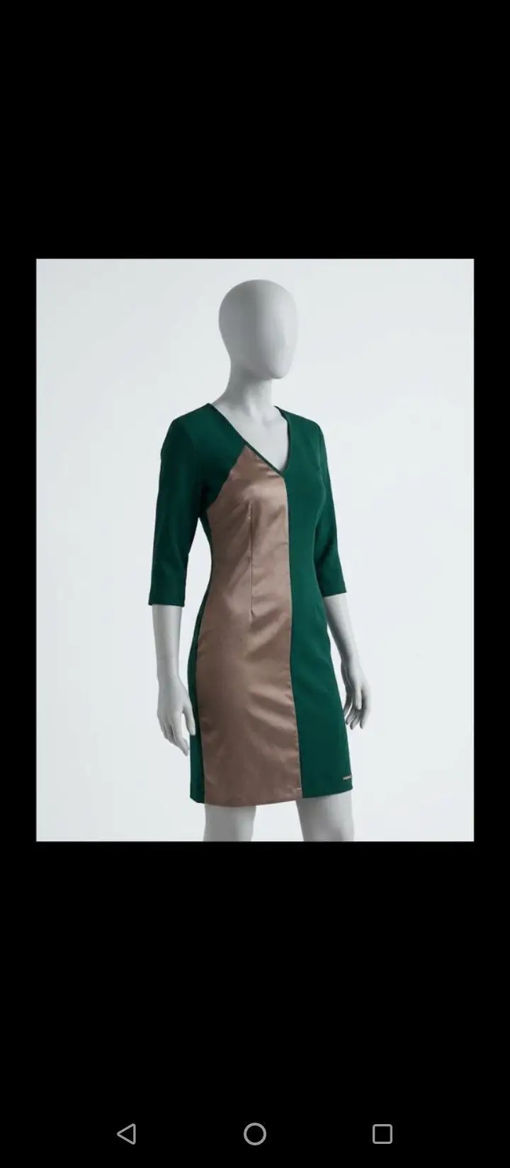 50 beden/5xl//v yaka yeşil renk elbise ( ürün kodu. 1134456 )