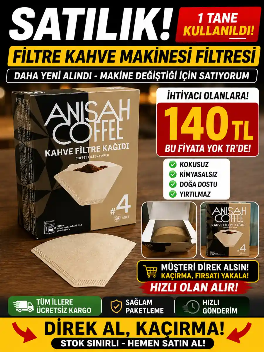 Anısah kahve filtresi - #4 boyut