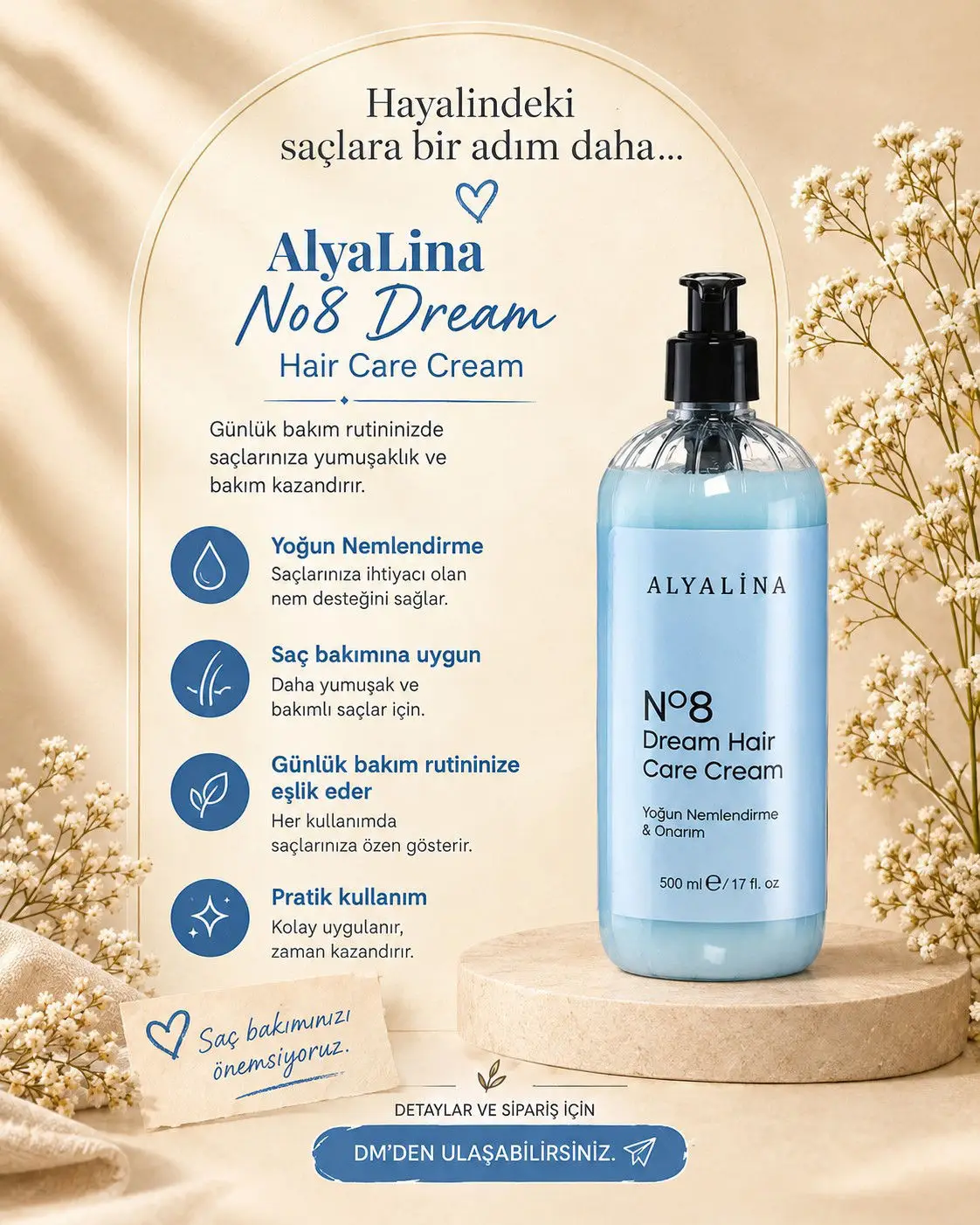 Alyalina no8 rüya saç kremi