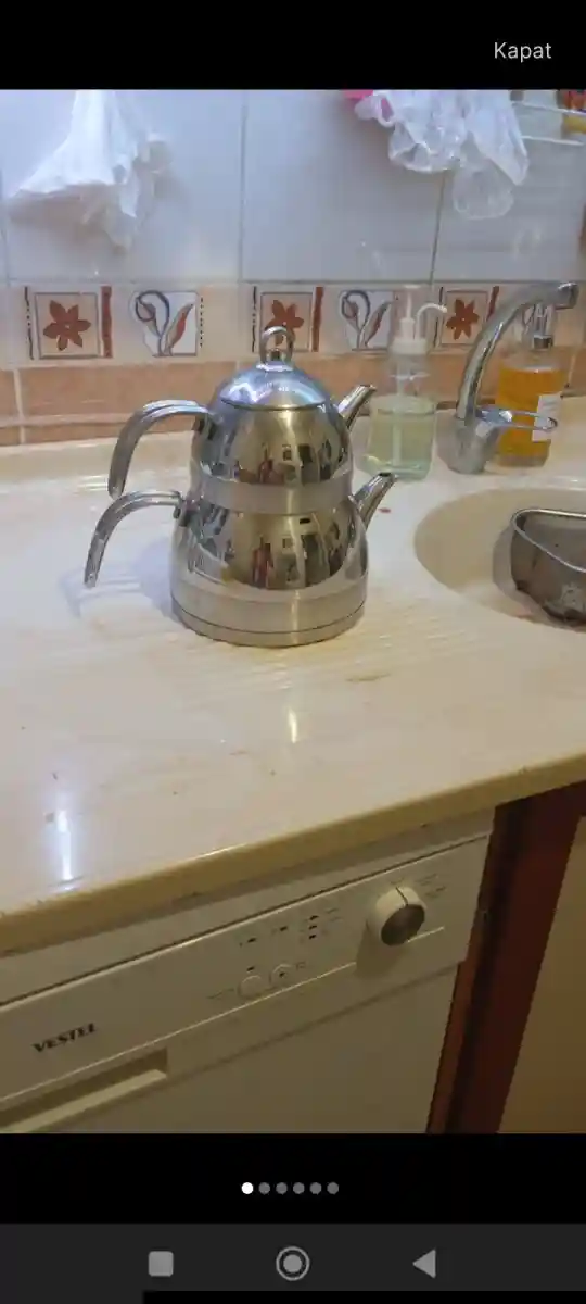Paslanmaz çelik çaydanlık