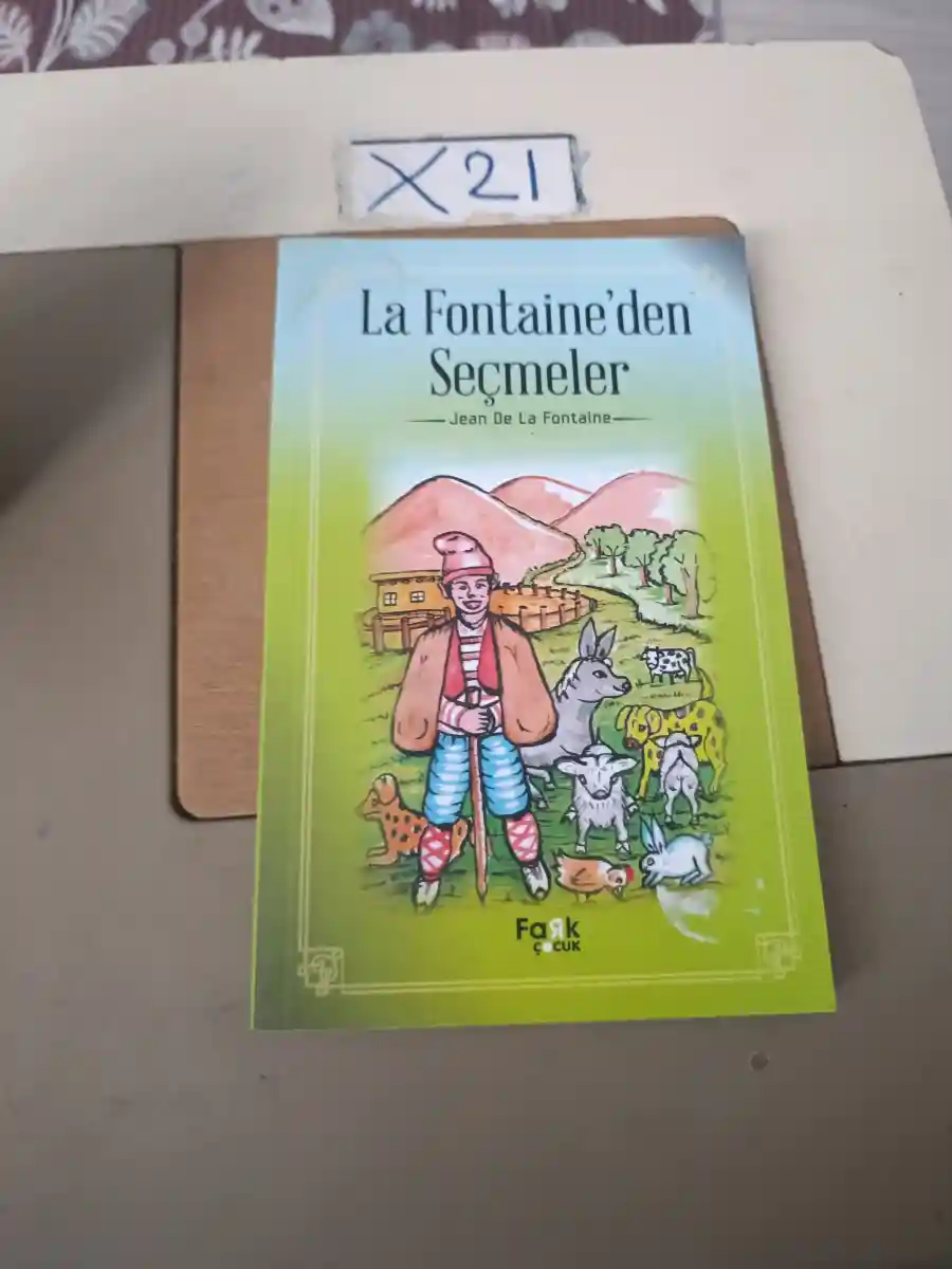 La fontaine'den seçmeler çocuk kitabı