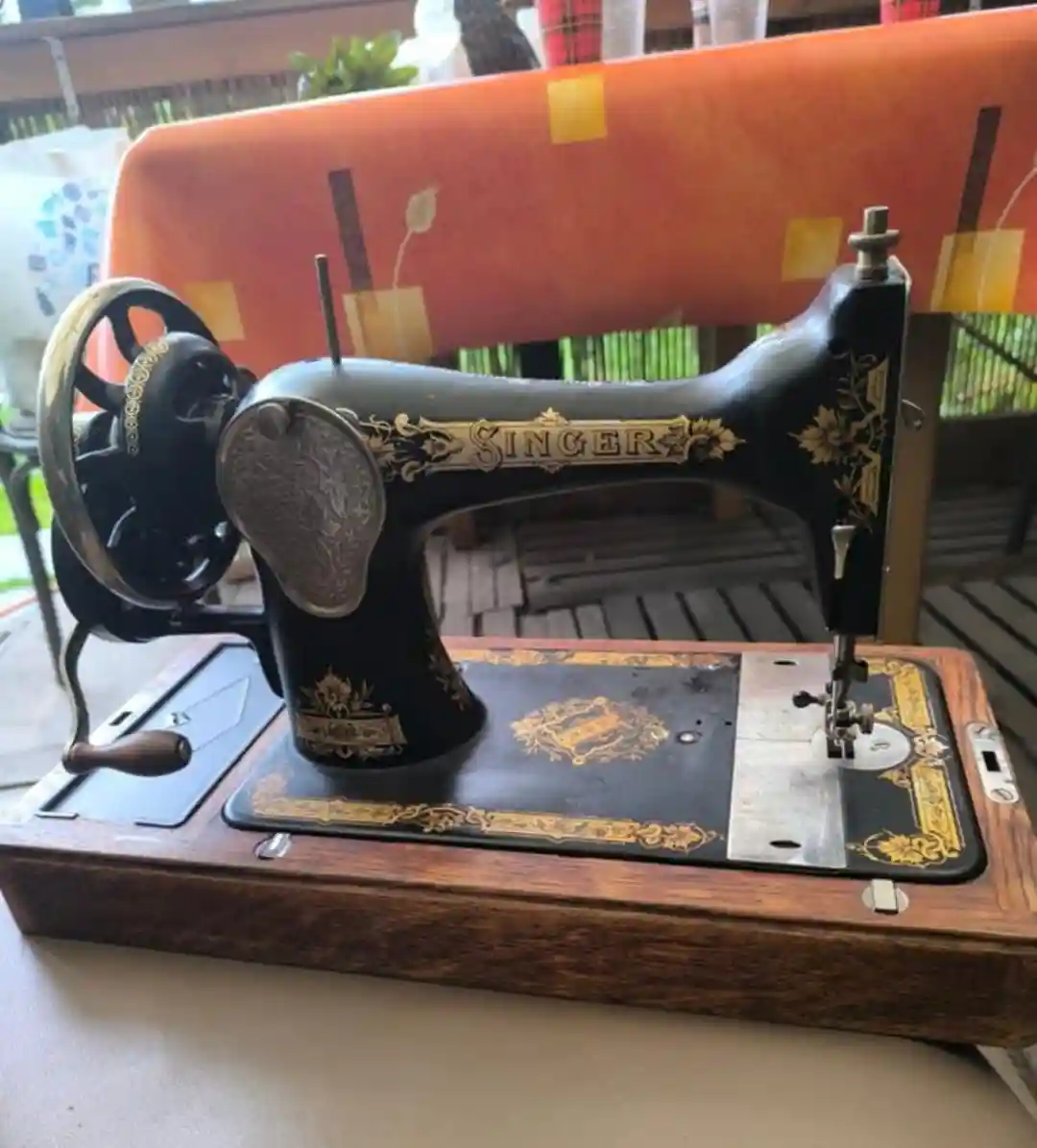 Vintage singer dikiş makinesi