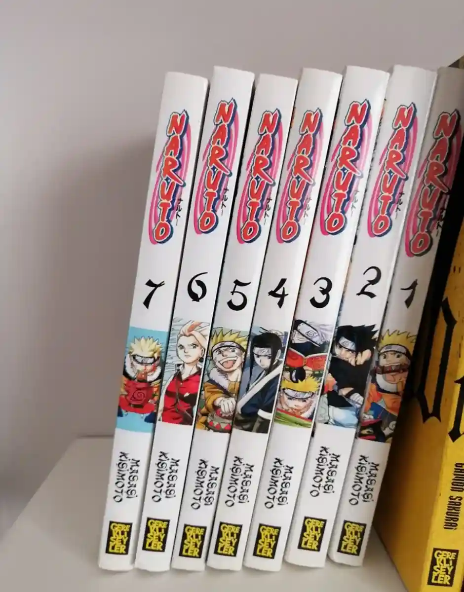 Naruto manga seti - 1-7 ciltler ilan görseli