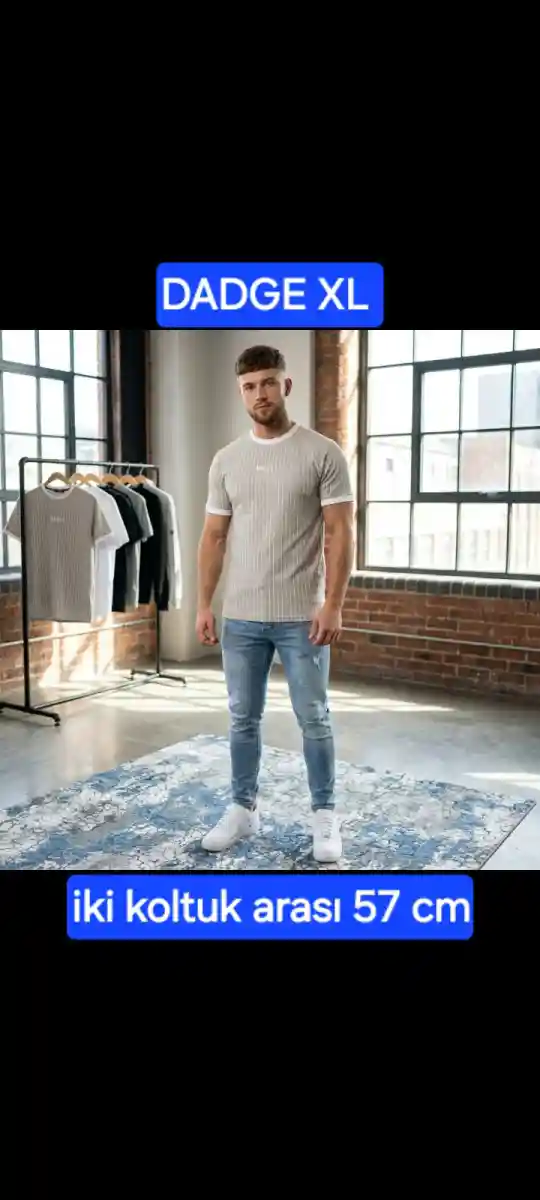 Dadge xl beden kısa kollu tişört
