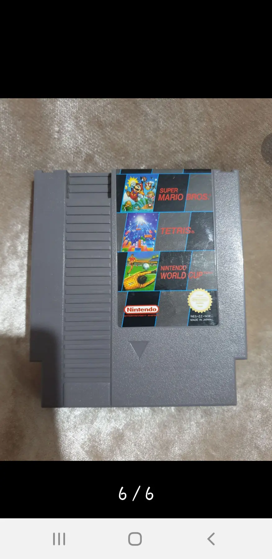 Nintendo oyun kartuşu - super mario bros ilan görseli