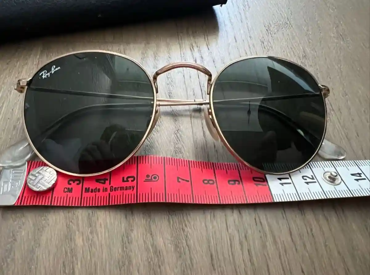 Ray-ban yuvarlak metal rb3447 altın güneş gözlüğü, 50 mm, yeni ilan görseli