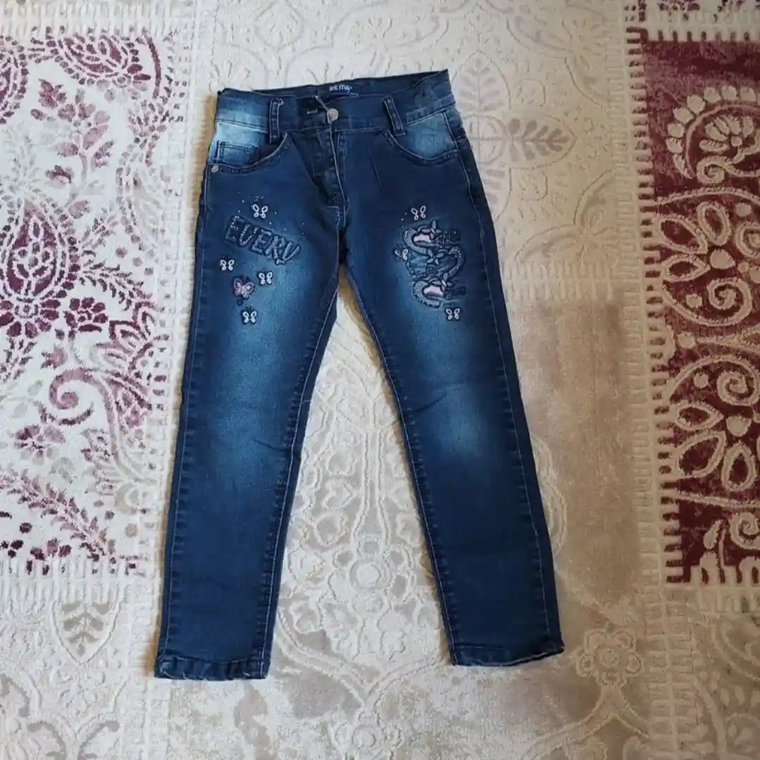 Kiz cocuk kot pantolon 7 yaş