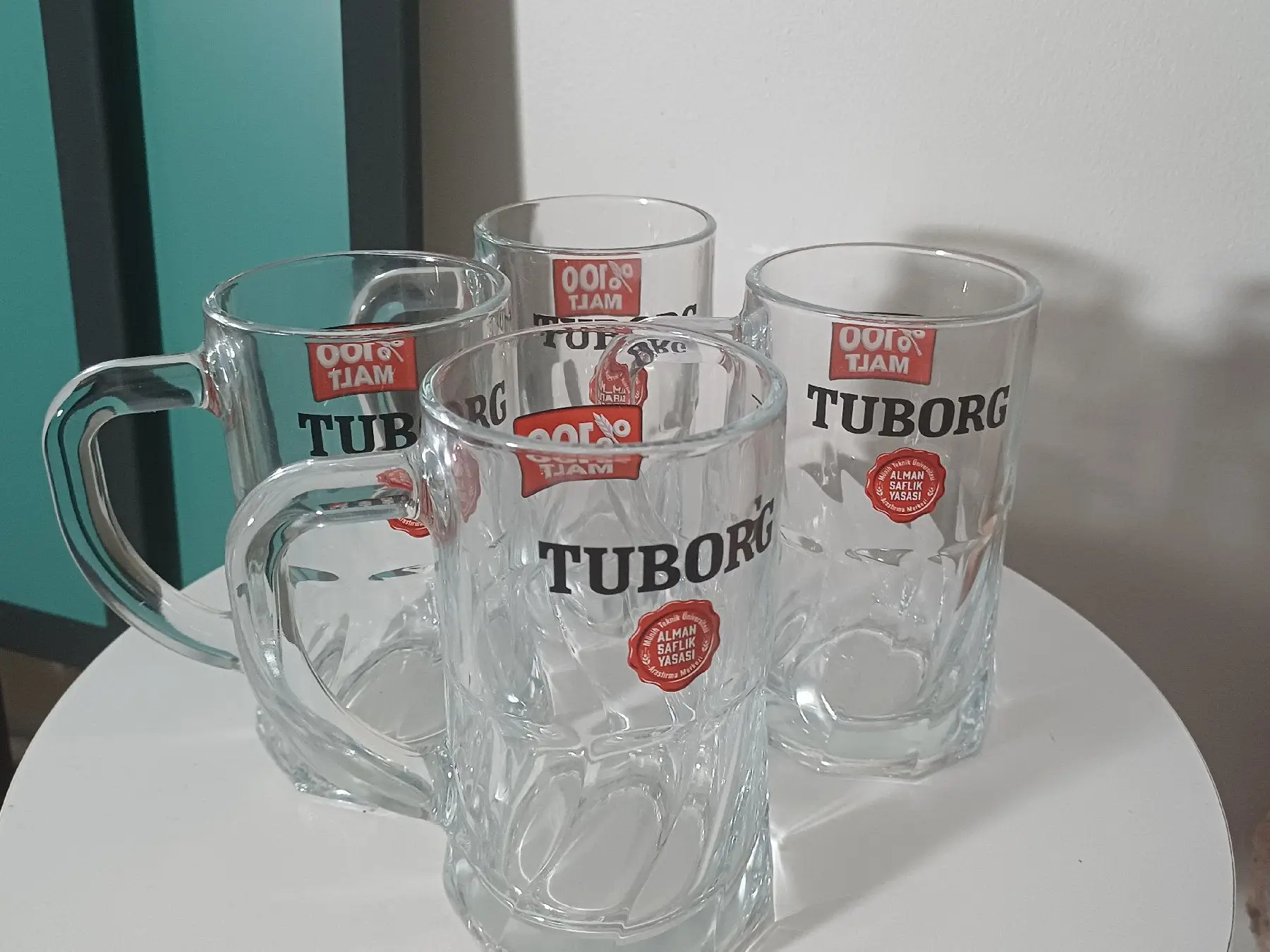 Tuborg bira bardak seti 5li kupa