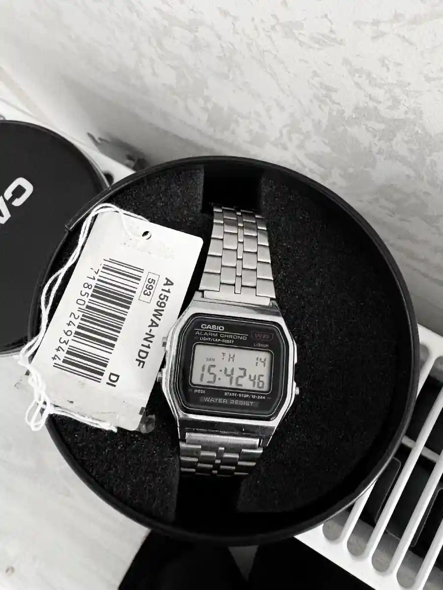 Casio dijital saat - metal kasa ilan görseli