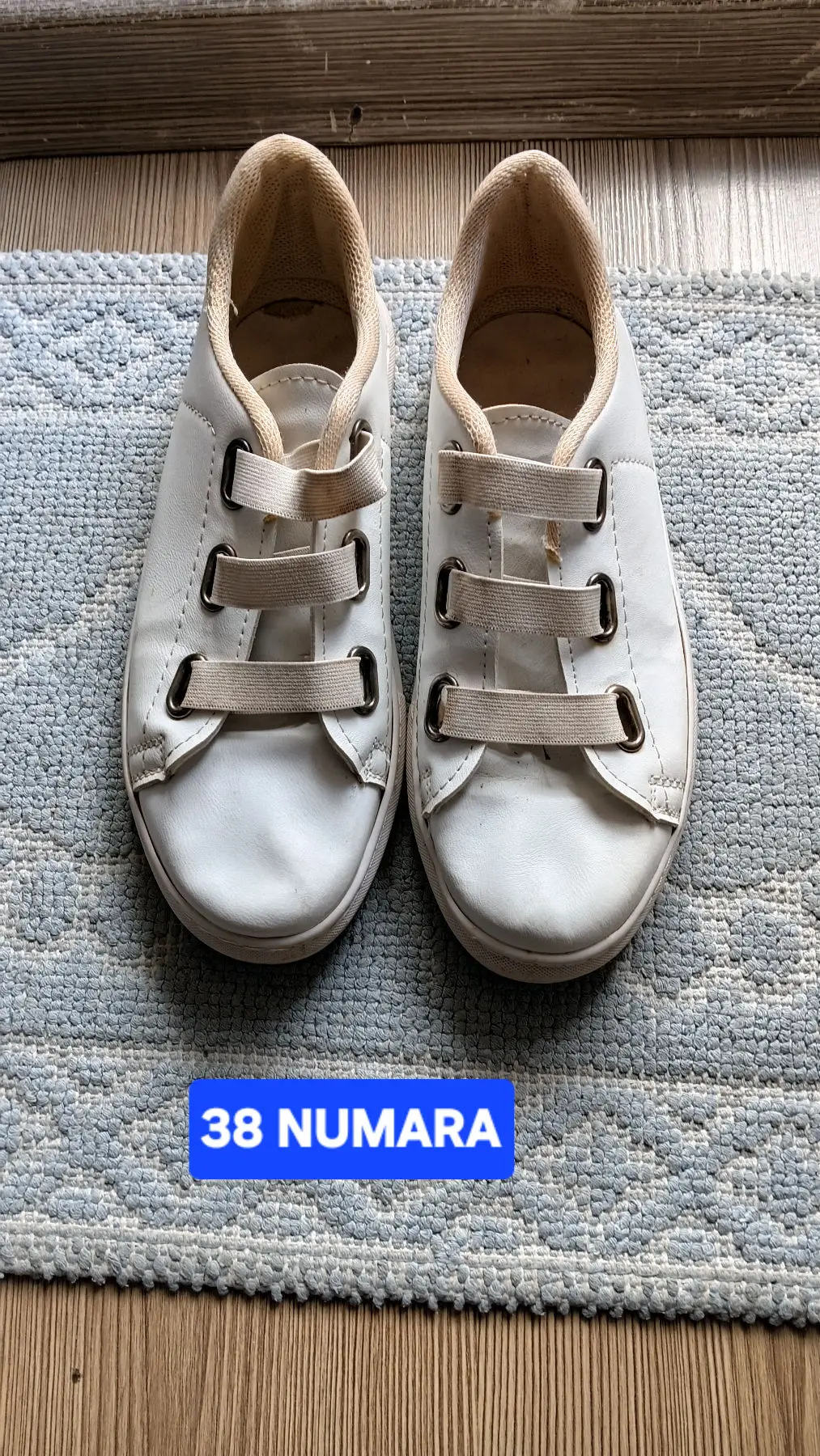 Beyaz 38 numara spor ayakkabı