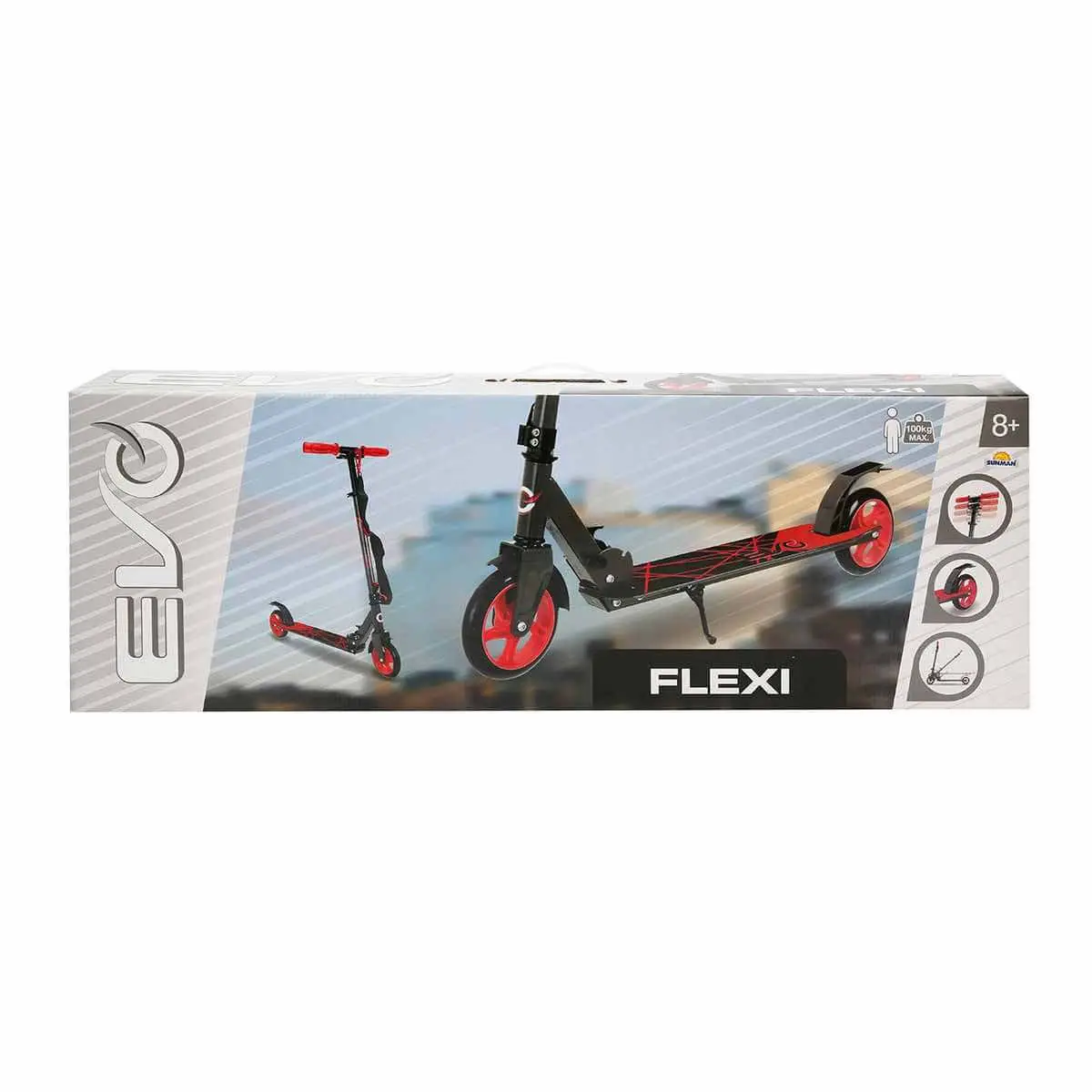 Kırmızı tekerlekli scooter (birkaç kez kullanıldı) ilan görseli