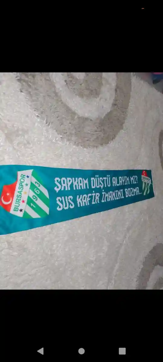 Bursaspor özel atkı