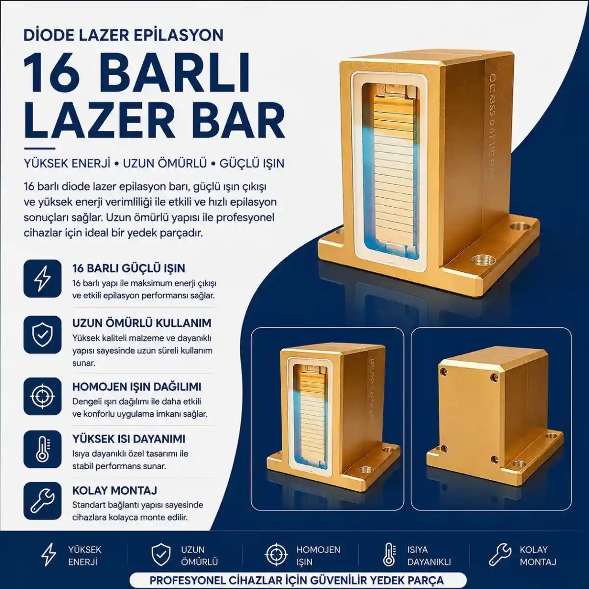16 bar lazer