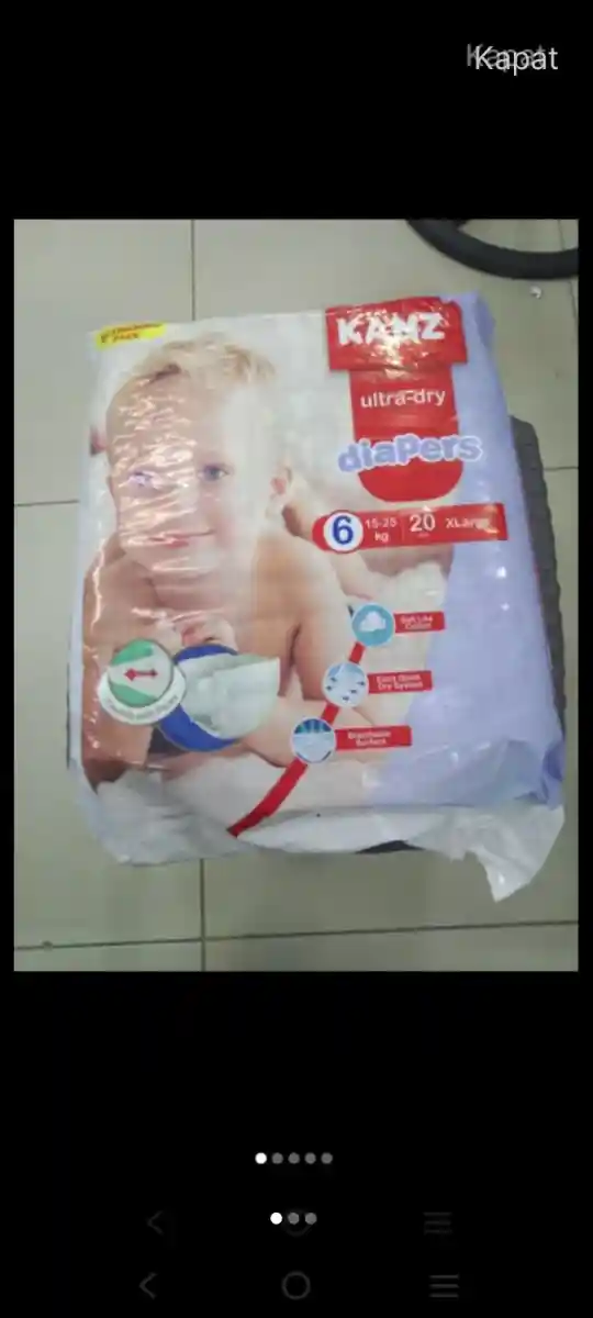 Kanz ultra bebek bezi 6 numara