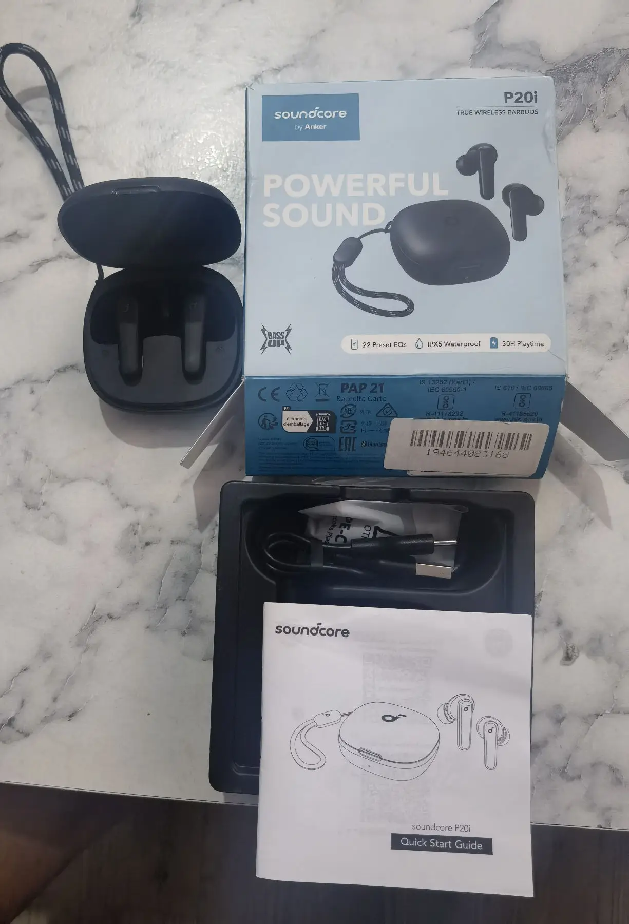 Soundcore p20i kablosuz kulaklık black