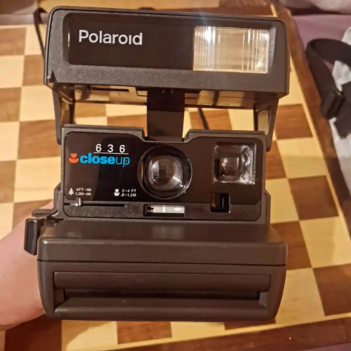 Polaroid 636 closeup anlık fotoğraf makinesi