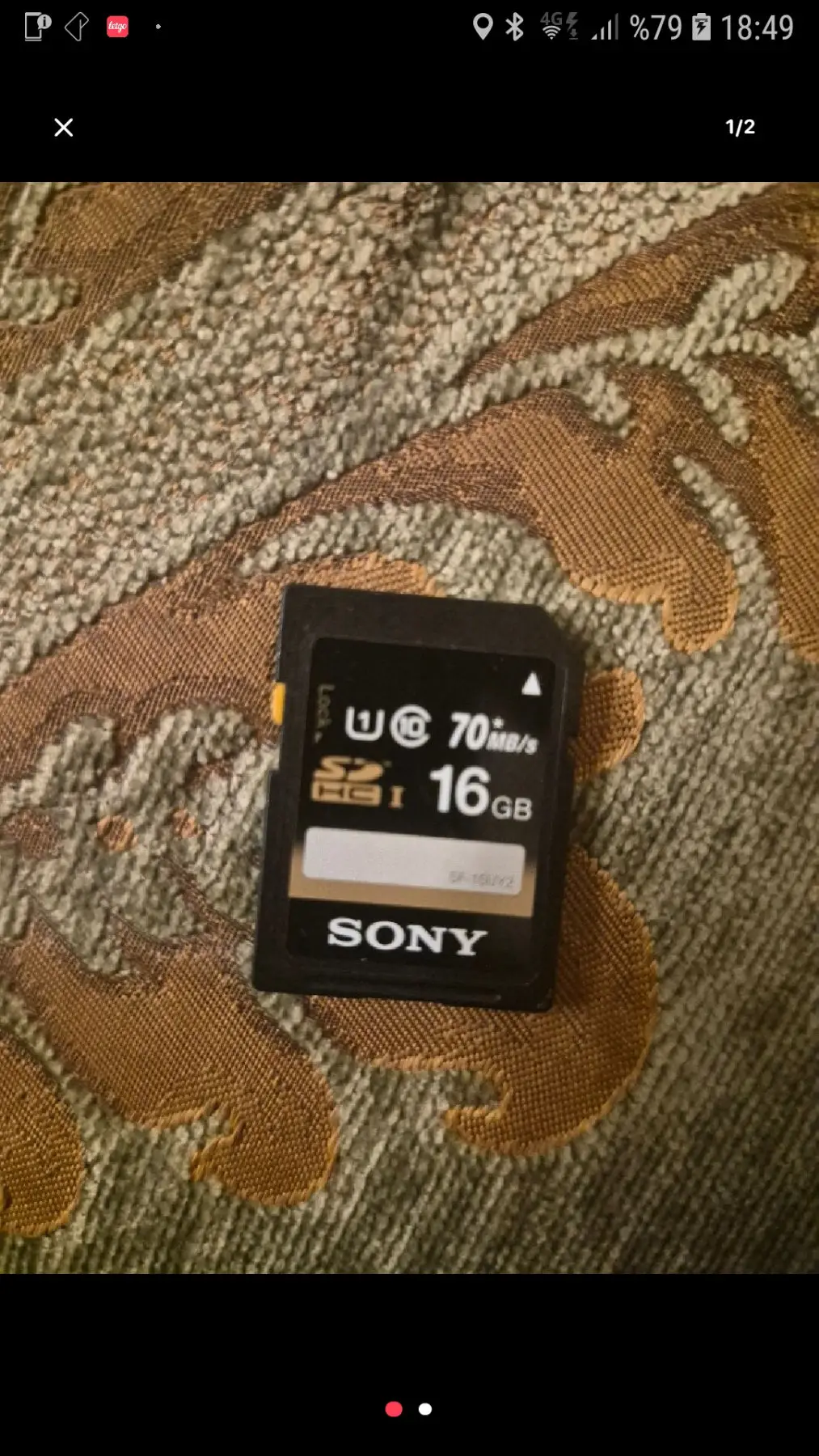 Sony 16gb sd kart