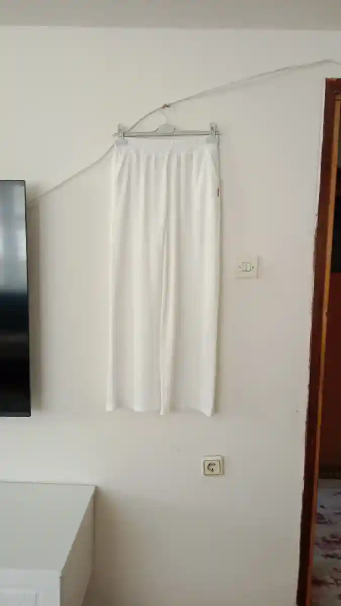 Beyaz rahat pantolon boy uzunluğu 98 bedeni 46